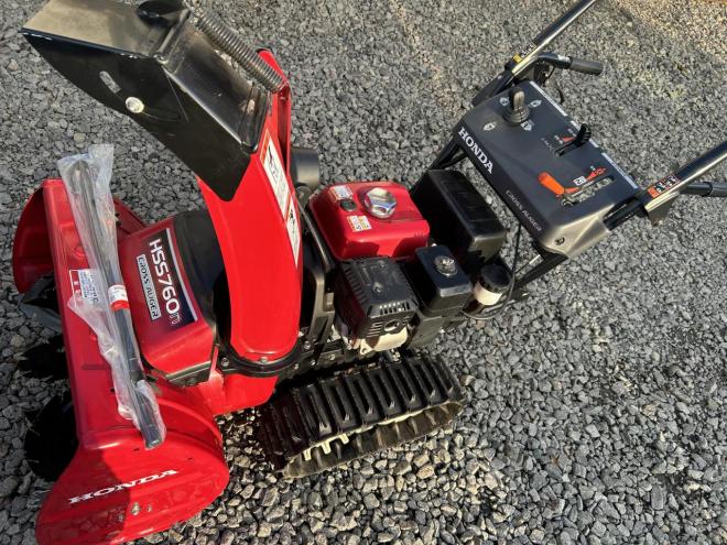 除雪機ホンダHSS760nクロスオーガ　江別市隣接市区町村は配送無料12/15～