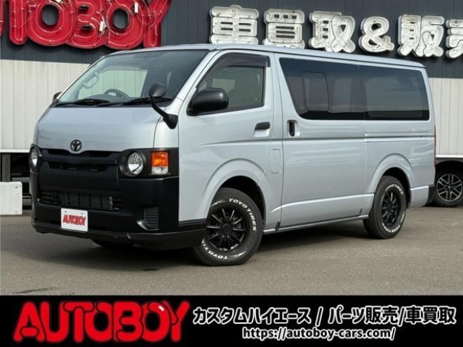 ハイエースバン2.8 DX ロング ディーゼルターボ 4WD　寒冷地仕様　415COBRA　丸目ヘッドライトキット　サファイアフロントリップスポイラー　ENCB16インチアルミ　トーヨーオープンカントリー　リアヒーター　リアエアコン 2800