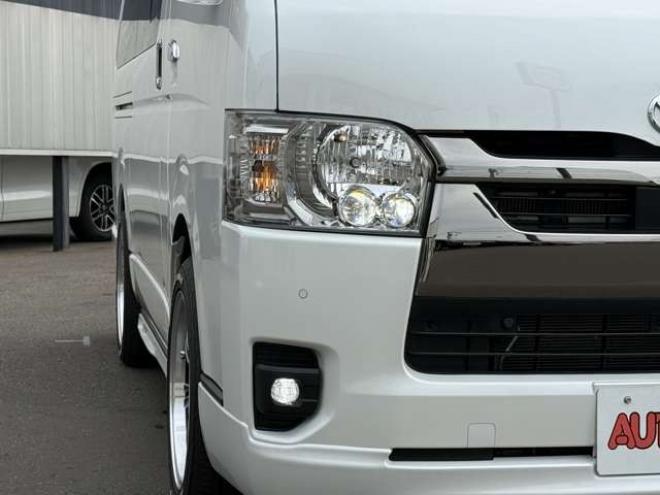 ハイエースバン2.8 スーパーGL ダークプライムII ロングボディ ディーゼルターボ 4WD　ワンオーナー 寒冷地仕様 パノラミックビューモニター デジタルインナーミラー 415COBRA CL-3フロントリップ CL-2サイドステップ　CL-ステップリアバンパー　ステージ2　バッドラッカー18インチアルミ　トーヨーH30 2800