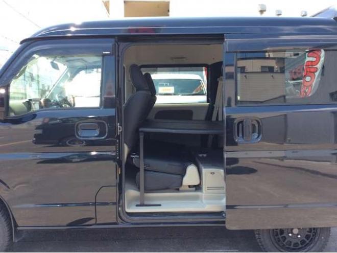 エブリィジョイン ハイルーフ 5AGS車 4WD　パートタイム4WD　キーレス　リアヒーター　フルセグTV　7インチメモリナビ　ベッドキッド　電動格納ミラー　社外タコメーター　CD/DVD　AUX　Bluetooth　アルミホイール 660