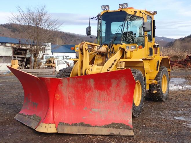 ホイールローダ65DV2 ワンタッチマルチプラウ＆バケット　スパイクタイヤ