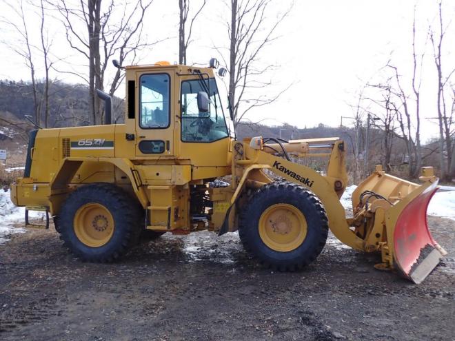 ホイールローダ65DV2 ワンタッチマルチプラウ＆バケット　スパイクタイヤ