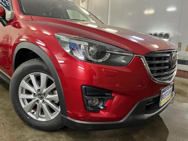 CX-5本州仕入　禁煙車　セーフティクルーズパッケージ　スマートブレーキサポート　レーダークルーズ　誤発進抑制制御　純正１７インチＡＷ　社外１７ＡＷ＋スタッドレスタイヤ付　純正ナビ　Ｂｌｕｅｔｏｏｔｈ 4WD 2200 5Dr