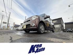 ミラココア　MIRA COCOA 4WD X錆の少ない本州仕入　お洒落なスマートキー（スペアーアリ）　便利なBluetooth純正ナビＴＶ　アルミ　アイドリングストップ　バイザー　スタットレス　全磨き済　エンジンオイル交換 4WD 660 5Dr