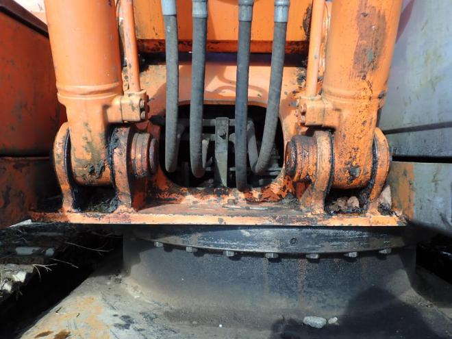 バックホーEX120-5　恵庭ヤード