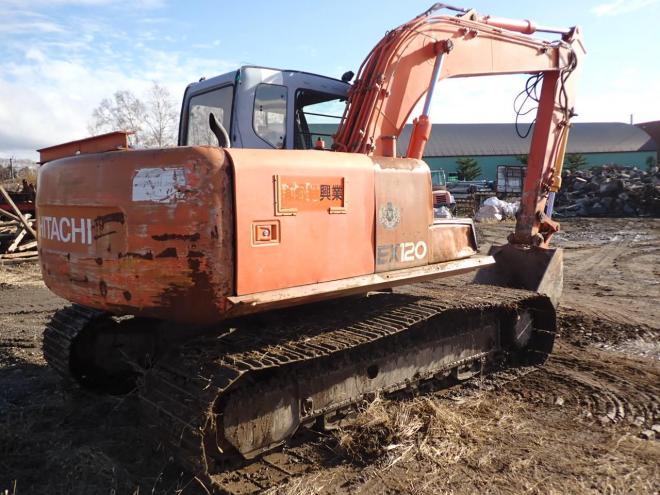 バックホーEX120-5　恵庭ヤード