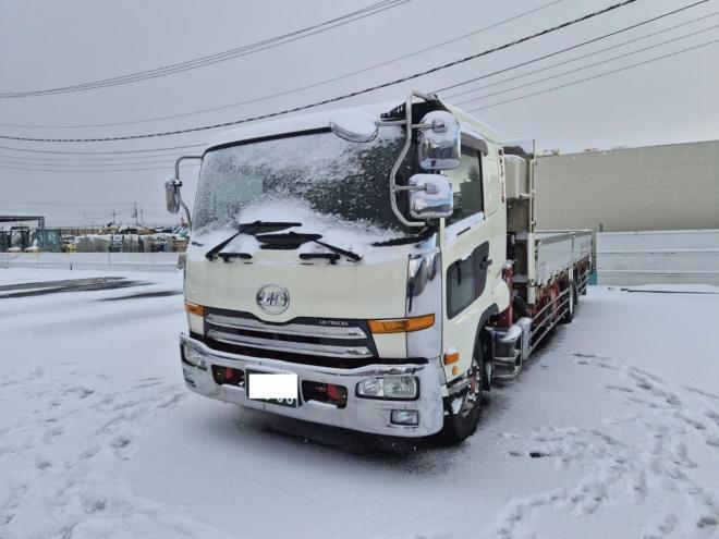 クオン増トン車　5段クレーン＆ラジコン　苫小牧ヤード