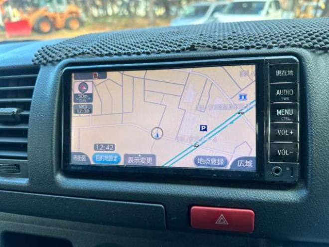 ハイエースバン3.0 DX ロング ハイルーフ GLパッケージ ディーゼルターボ 4WD　純正ナビTV　バックカメラ　寒冷地仕様　キーレス　ETC　ワンオーナー　パワーウィンドウ　パワステ　両側スライドドア 3000