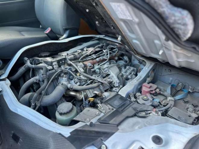 ハイエースバン3.0 DX ロング ハイルーフ GLパッケージ ディーゼルターボ 4WD　純正ナビTV　バックカメラ　寒冷地仕様　キーレス　ETC　ワンオーナー　パワーウィンドウ　パワステ　両側スライドドア 3000