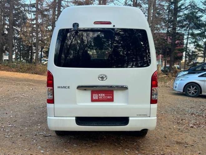 ハイエースバン3.0 DX ロング ハイルーフ GLパッケージ ディーゼルターボ 4WD　純正ナビTV　バックカメラ　寒冷地仕様　キーレス　ETC　ワンオーナー　パワーウィンドウ　パワステ　両側スライドドア 3000