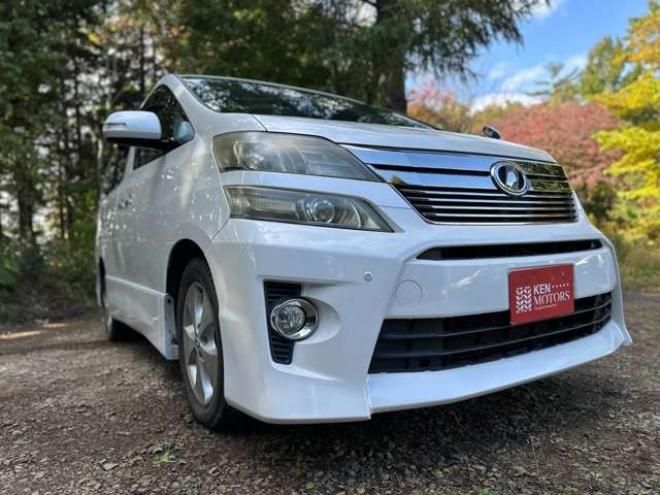 ヴェルファイア3.5 Z プラチナセレクションII 4WD　両側電動スライドドア　パワステ　パワーウィンドウ　ABS　クルーズコントロール　電動リアゲート　地デジナビ　バックカメラ　ETC　キーレス　純正アルミ　3列シート　後席モニター 3500