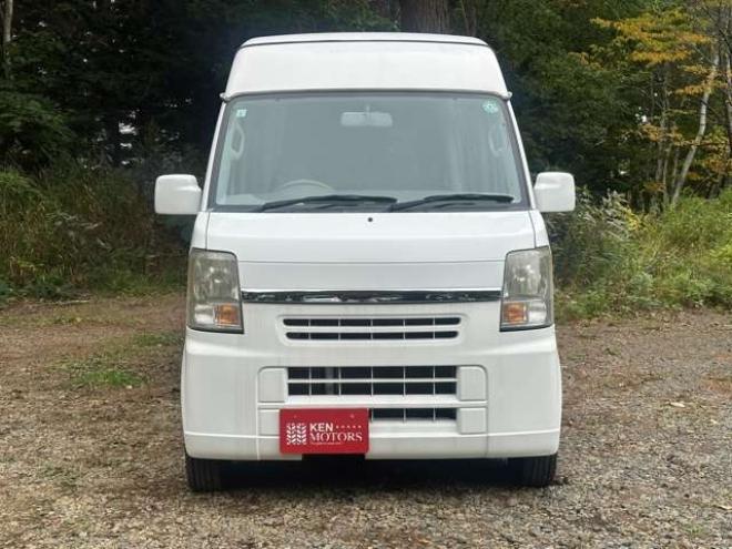 エブリィジョイン ハイルーフ 4WD　ポップアップルーフ　FFヒーター　サブバッテリー　700Wインバータリアヒーター　シンク　給水タンク　テーブル　禁煙車　パワステ　パワーウィンドウ　キーレス 660