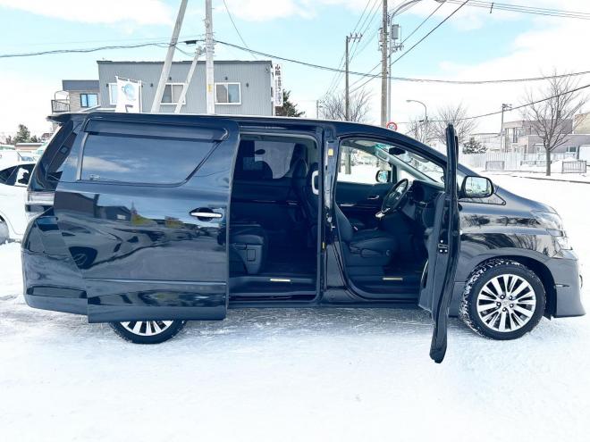 ヴェルファイア2.4Zゴールデンアイズ 4WD ローンが不安な方＜優遇ローン＞本州仕入　純正ナビ　後席モニター　両側パワースライド　電動リアゲート　ハーフレザー　2列目オットマンシート　7人乗り　HID　純正アルミ 4WD 2400 5Dr