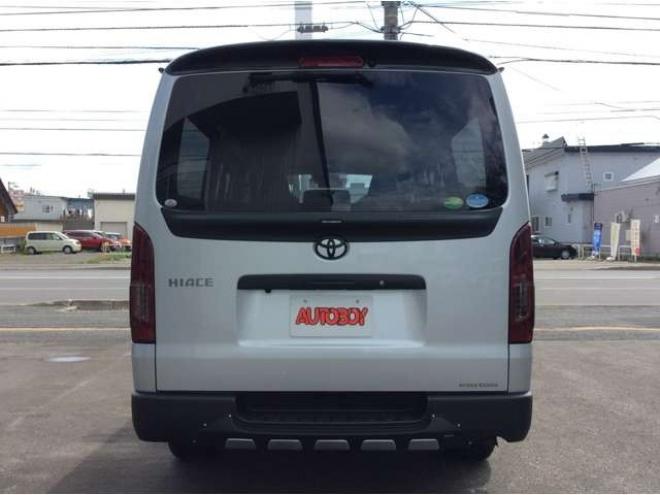 ハイエースバン2.8 DX ロング GLパッケージ ディーゼルターボ 4WD　キーレス　両側スライドドア　バックカメラ　メモリナビ　フルセグTV　フロントフォグランプ　衝突被害軽減システム　車線逸脱防止　横滑り防止装置　パワーヒート　オートマチックハイビーム　電動格納ミラー 2800