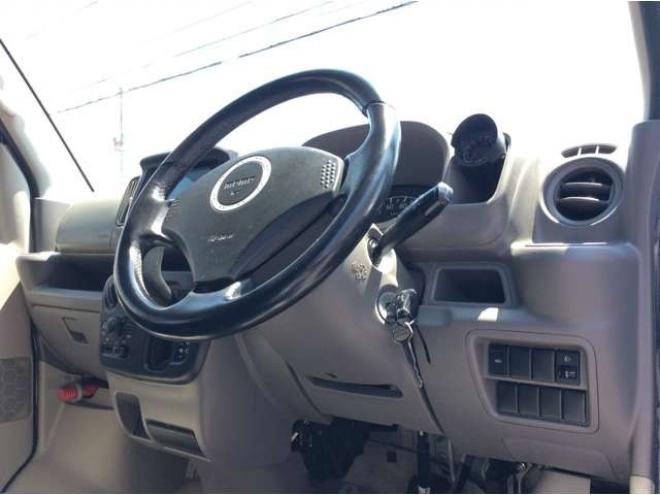 エブリィジョイン ハイルーフ 5AGS車 4WD　パートタイム4WD　キーレス　リアヒーター　フルセグTV　7インチメモリナビ　ベッドキッド　電動格納ミラー　社外タコメーター　CD/DVD　AUX　Bluetooth　アルミホイール 660