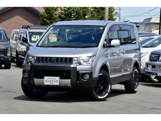デリカD:5　Dパワーパッケージ　4WD　本州仕入　前期・最終型　アルパインナビ　両側電動スライドドア　シートヒーター　純正フロントプロテクター　エンジンマウント交換済