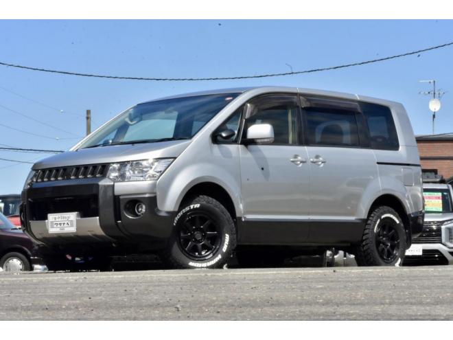 デリカD:5　Dパワーパッケージ　4WD　本州仕入　前期・最終型　アルパインナビ　両側電動スライドドア　シートヒーター　純正フロントプロテクター　エンジンマウント交換済