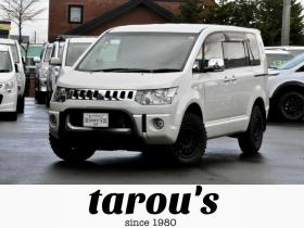 デリカ　D:5 Chamonix　４WD　本州仕入　１オーナー　ジオランダーＭ／Ｔ　新品フロントガード　両側電動スライドドア　シートヒーター　シートカバー付き