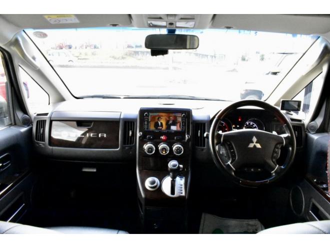 デリカD:5 Chamonix　４WD　本州仕入　１オーナー　ジオランダーＭ／Ｔ　新品フロントガード　両側電動スライドドア　シートヒーター　シートカバー付き