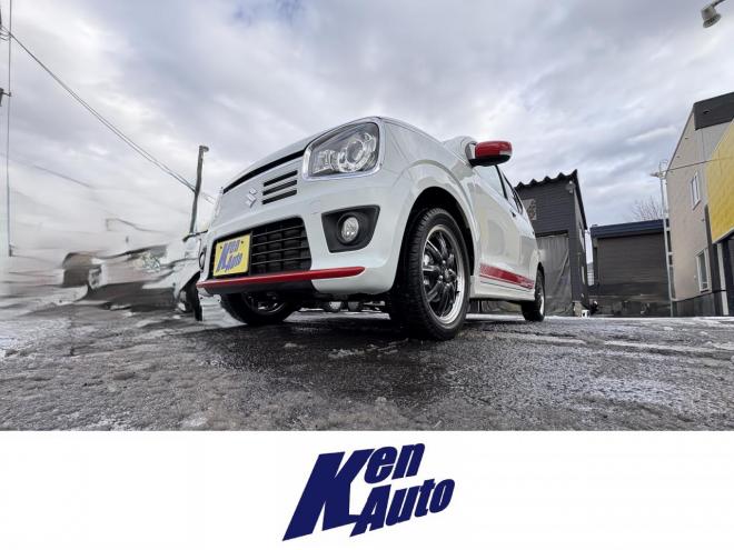 アルトALTO TURBO RS 4WD寒冷地仕様　TURBO AGS ブルートゥースナビカメラ　スマートキー（スペアー有）VSC　ブレーキアシスト　エンスタ　フォグランプ　シートヒータ　記録簿有　スタットレス　エンジンオイル交換　 4WD 660 5Dr