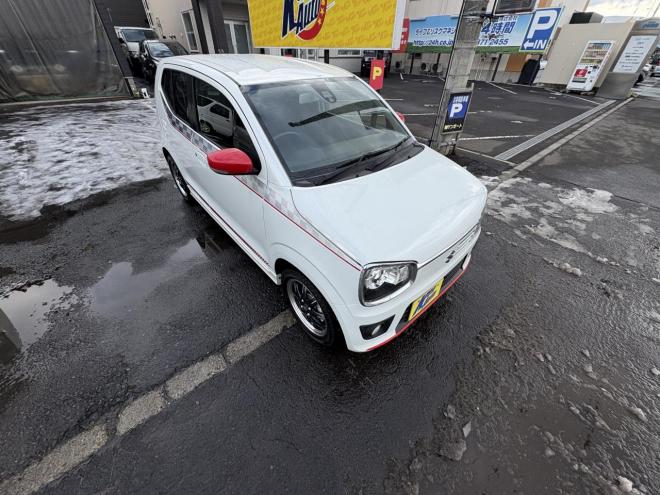 アルトALTO TURBO RS 4WD寒冷地仕様　TURBO AGS ブルートゥースナビカメラ　スマートキー（スペアー有）VSC　ブレーキアシスト　エンスタ　フォグランプ　シートヒータ　記録簿有　スタットレス　エンジンオイル交換　 4WD 660 5Dr