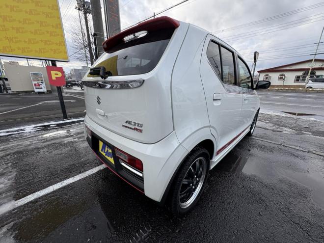 アルトALTO TURBO RS 4WD寒冷地仕様　TURBO AGS ブルートゥースナビカメラ　スマートキー（スペアー有）VSC　ブレーキアシスト　エンスタ　フォグランプ　シートヒータ　記録簿有　スタットレス　エンジンオイル交換　 4WD 660 5Dr