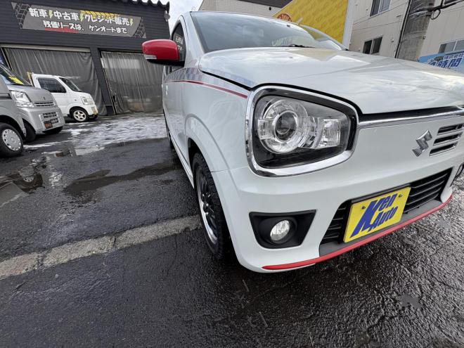 アルトALTO TURBO RS 4WD寒冷地仕様　TURBO AGS ブルートゥースナビカメラ　スマートキー（スペアー有）VSC　ブレーキアシスト　エンスタ　フォグランプ　シートヒータ　記録簿有　スタットレス　エンジンオイル交換　 4WD 660 5Dr