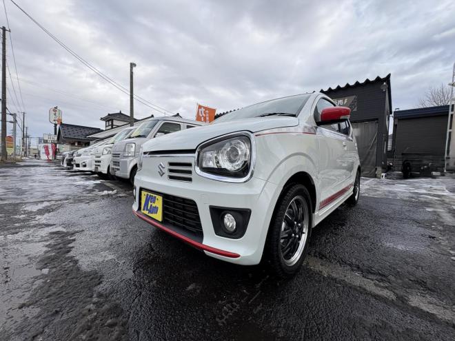 アルトALTO TURBO RS 4WD寒冷地仕様　TURBO AGS ブルートゥースナビカメラ　スマートキー（スペアー有）VSC　ブレーキアシスト　エンスタ　フォグランプ　シートヒータ　記録簿有　スタットレス　エンジンオイル交換　 4WD 660 5Dr