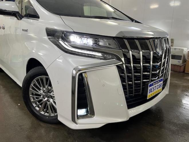 アルファードハイブリッド本州仕入　法人ワンオーナー　寒冷地仕様　禁煙車　リアエンターテイメント　純正フリップダウンモニター　ＪＢＬサウンド　両側パワースライドドア　パワーバックドア　純正ブラックレザーシート　ドラレコ　ＥＴＣ 4WD 2500 5Dr