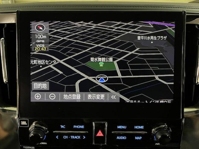 アルファードハイブリッド本州仕入　法人ワンオーナー　寒冷地仕様　禁煙車　リアエンターテイメント　純正フリップダウンモニター　ＪＢＬサウンド　両側パワースライドドア　パワーバックドア　純正ブラックレザーシート　ドラレコ　ＥＴＣ 4WD 2500 5Dr