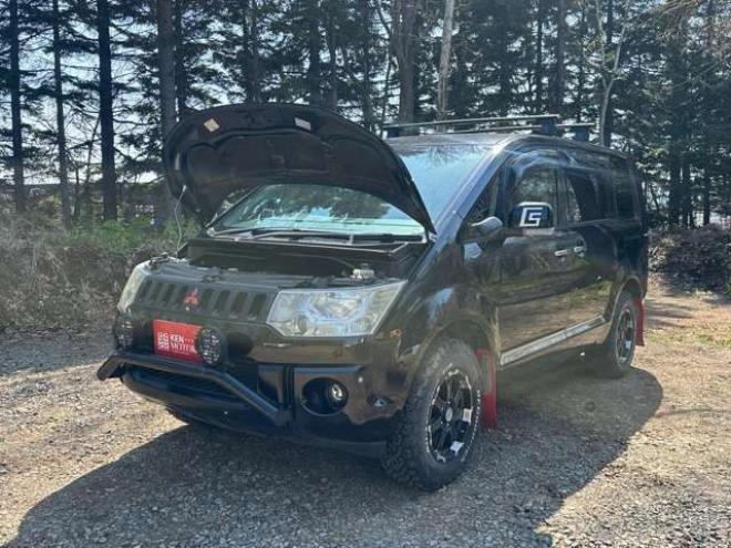 デリカD：5 2.4 シャモニー 4WD　ミラーモニタ/ETC/シートヒータ/社外ナビ 2400