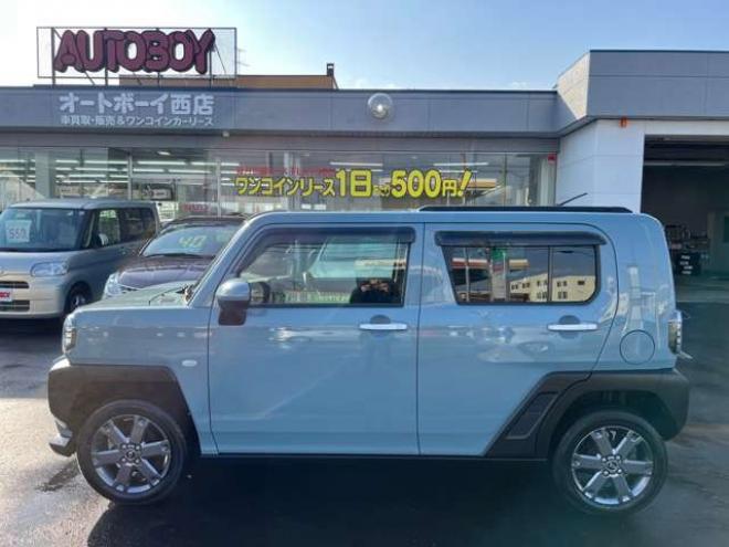 タフトGターボ 4WD　スマートアシスト　スマートキー　プッシュスタート　メモリーナビ　フルセグTV バックカメラ　ガラスルーフ　追従型レーダークルーズ　両席シートヒーター　アイドリングストップ 660