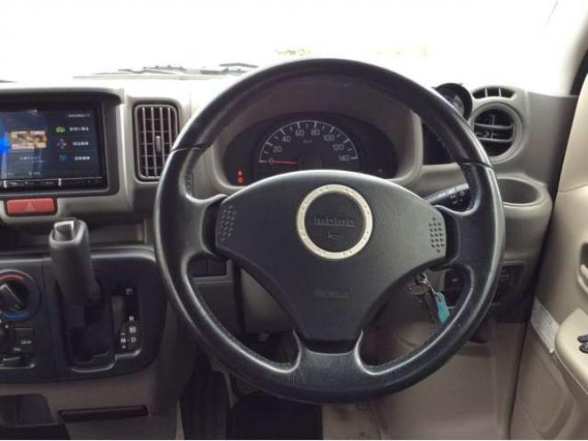 エブリィジョイン ハイルーフ 5AGS車 4WD　パートタイム4WD　キーレス　リアヒーター　フルセグTV　7インチメモリナビ　ベッドキッド　電動格納ミラー　社外タコメーター　CD/DVD　AUX　Bluetooth　アルミホイール 660