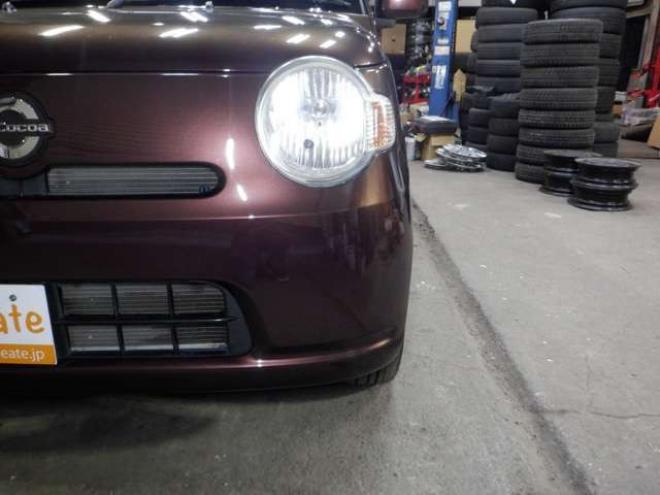 ミラココアL 4WD　ナビ・TV・B/T・Bカメラ・社外エンスタ・車検新規2年・リア修復済み・キーレスキー・エコアイイドル・ライトレベライザー・ベンチシート 660