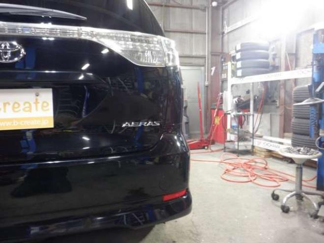 エスティマ2.4 アエラス 4WD　ナビ・TV・B/T・Bカメラ・両側パワスラ　ETC　クルコン　エンスタ　フリップダウンモニター　ワイパーデアイサー　HID　フォグランプ 2400