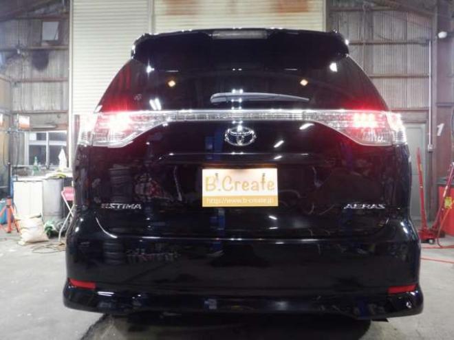 エスティマ2.4 アエラス 4WD　ナビ・TV・B/T・Bカメラ・両側パワスラ　ETC　クルコン　エンスタ　フリップダウンモニター　ワイパーデアイサー　HID　フォグランプ 2400