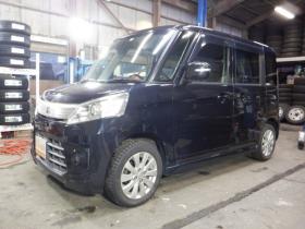 スペーシア　カスタム XS 4WD　SDナビ・DTV・USB接続・4WD・パワースライドドア・シートヒーター・HID・フォグランプ・スマートキー・プッシュスタート 660