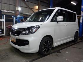 ソリオ　1.2 バンディット 4WD　4WD　ナビ　フルセグTV　USB接続　バックカメラ　サイドカメラ　シートヒーター　両側パワスラ　100V電源　HID　フォグランプ　ドアバイザー　スマートキー　プッシュスタート 1200