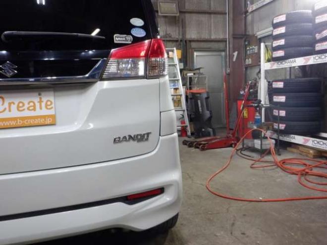 ソリオ1.2 バンディット 4WD　4WD　ナビ　フルセグTV　USB接続　バックカメラ　サイドカメラ　シートヒーター　両側パワスラ　100V電源　HID　フォグランプ　ドアバイザー　スマートキー　プッシュスタート 1200