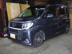 ムーヴ　カスタム X ハイパー 4WD　ナビ・TV・B/T・LEDヘッドライト・スマートキー・プッシュスタート・アイドリングストップ・ステアリングスイッチ・フォグランプ・オートライト・ベンチシート・純正エンスタ・純正AW 660