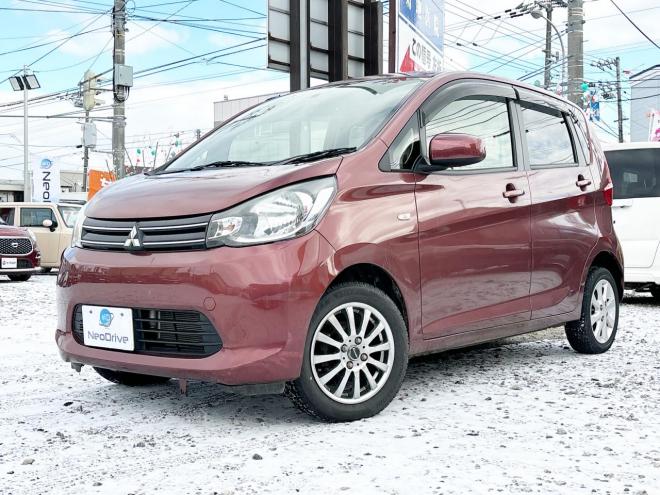 eKワゴン660G　４WD 　4名　 ローンが不安な方＜優遇ローン＞ユーザー買取車 　寒冷地仕様　社外ナビ