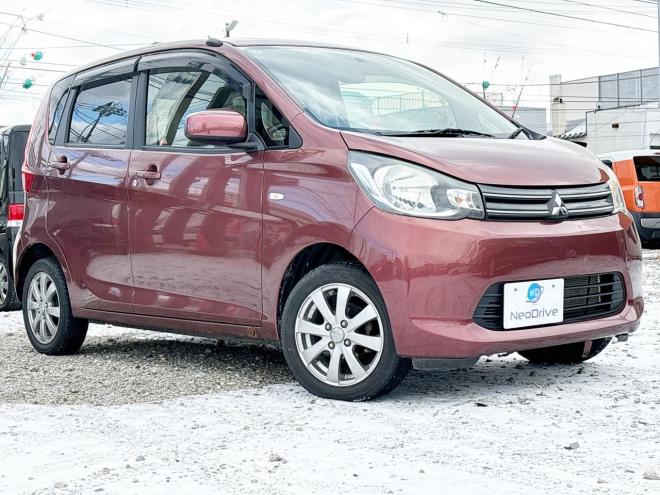 eKワゴン660G　４WD 　4名　 ローンが不安な方＜優遇ローン＞ユーザー買取車 　寒冷地仕様　社外ナビ