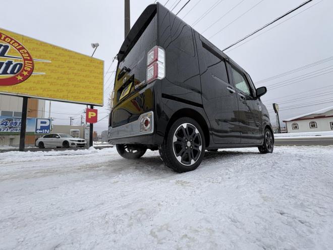 ウェイクWAKE 4WD G-SA TURBO寒冷地仕様　両側パワースライドドア　ブレーキアシスト　VSC　LEDヘッド　エンスタ　ブルートゥースフルセグナビ　シートヒーター　ETC　バイザー　フォグ　スタットレス　　エンジンオイル交換　オイルエレメント交換 4WD 660 5Dr