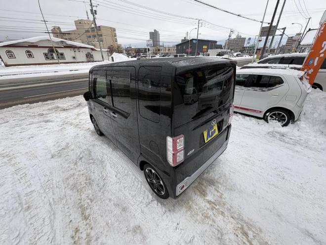 ウェイクWAKE 4WD G-SA TURBO寒冷地仕様　両側パワースライドドア　ブレーキアシスト　VSC　LEDヘッド　エンスタ　ブルートゥースフルセグナビ　シートヒーター　ETC　バイザー　フォグ　スタットレス　　エンジンオイル交換　オイルエレメント交換 4WD 660 5Dr