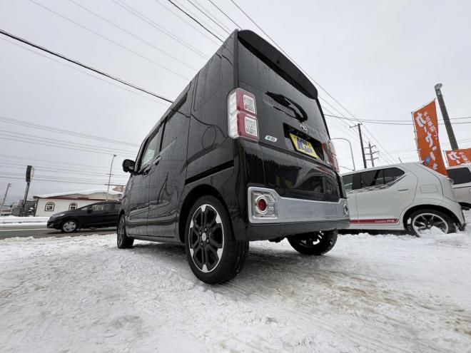 ウェイクWAKE 4WD G-SA TURBO寒冷地仕様　両側パワースライドドア　ブレーキアシスト　VSC　LEDヘッド　エンスタ　ブルートゥースフルセグナビ　シートヒーター　ETC　バイザー　フォグ　スタットレス　　エンジンオイル交換　オイルエレメント交換 4WD 660 5Dr