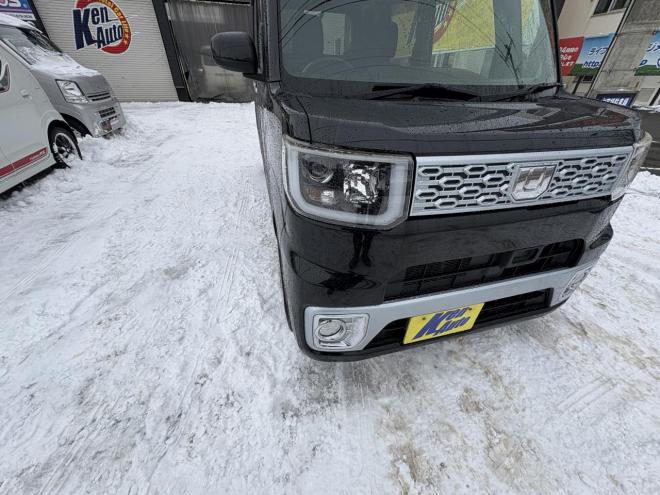 ウェイクWAKE 4WD G-SA TURBO寒冷地仕様　両側パワースライドドア　ブレーキアシスト　VSC　LEDヘッド　エンスタ　ブルートゥースフルセグナビ　シートヒーター　ETC　バイザー　フォグ　スタットレス　　エンジンオイル交換　オイルエレメント交換 4WD 660 5Dr