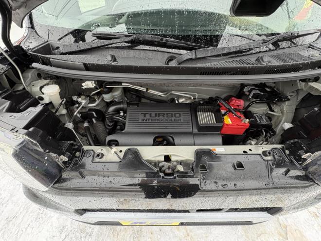 ウェイクWAKE 4WD G-SA TURBO寒冷地仕様　両側パワースライドドア　ブレーキアシスト　VSC　LEDヘッド　エンスタ　ブルートゥースフルセグナビ　シートヒーター　ETC　バイザー　フォグ　スタットレス　　エンジンオイル交換　オイルエレメント交換 4WD 660 5Dr