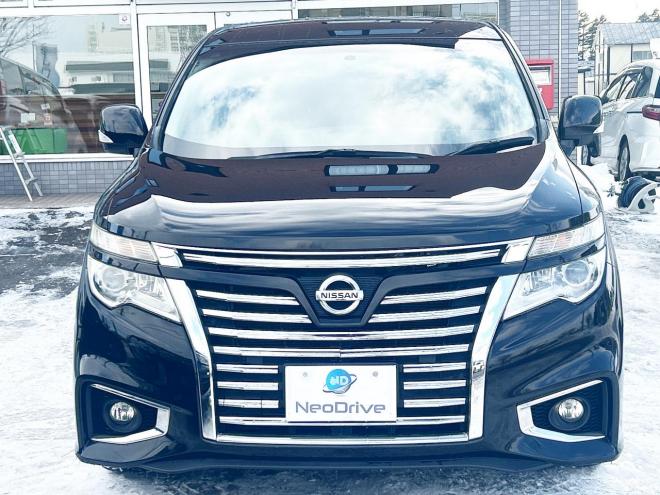 エルグランド2.5 250ハイウェイスター 4WD　 ローンが不安な方＜優遇ローン＞本州仕入　寒冷地仕様　パワースライドドア　純正ナビ 4WD