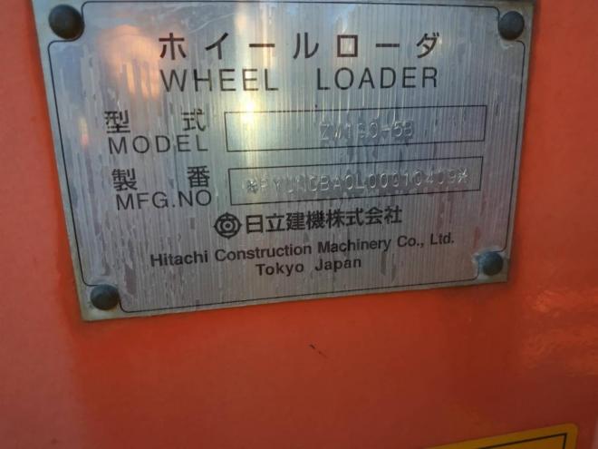 ホイールローダZW100-5B　恵庭ヤード