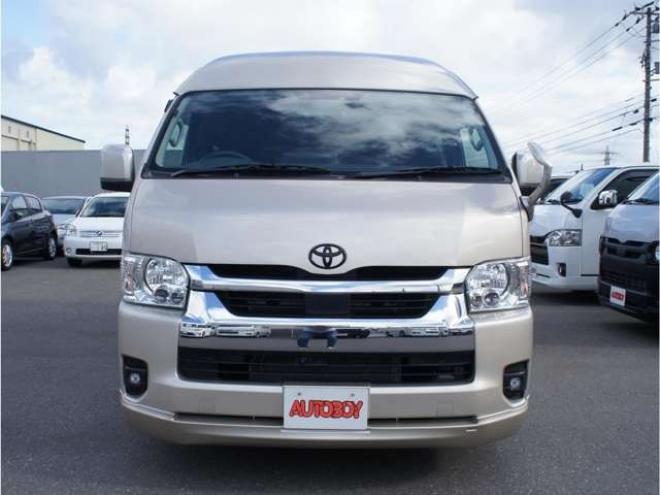 ハイエースバンスーパーロングHR　8人乗りキャンピング4WD　走行充電&外部充電&サブバッテリー　　　&FFヒーター&冷蔵庫&シンク&給排水　アルパインBIG-X&フリップダウン　415COBRAフロントリップ&バッドラッカー17AW　デジタルインナー　全方位カメラ 2700